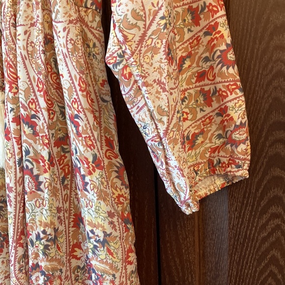 Polagram Boho paisley midi dress size M - Picture 4 of 8